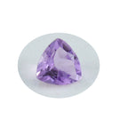 Amethyst 1PC Chunky 13x13 MM Triangle Faceted Purple Natural Semi Precious Loose Gemstone