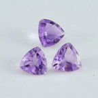 Amethyst 1PC Chunky 13x13 MM Triangle Faceted Purple Natural Semi Precious Loose Gemstone