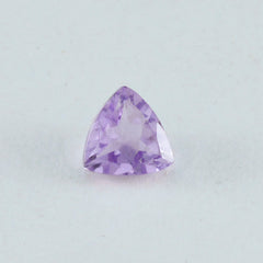 Amethyst 1PC Chunky 13x13 MM Triangle Faceted Purple Natural Semi Precious Loose Gemstone