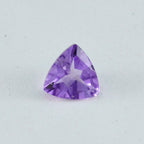 Amethyst 1PC Chunky 14x14 MM Triangle Faceted Purple Genuine Semi Precious Loose Gemstones