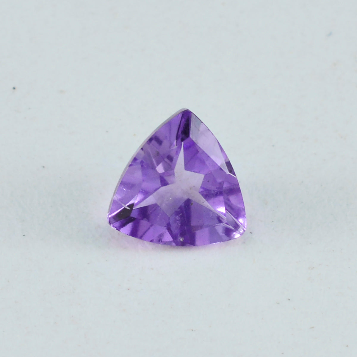 Amethyst 1PC Chunky 14x14 MM Triangle Faceted Purple Genuine Semi Precious Loose Gemstones