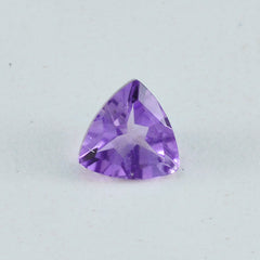 Amethyst 1PC Chunky 14x14 MM Triangle Faceted Purple Genuine Semi Precious Loose Gemstones