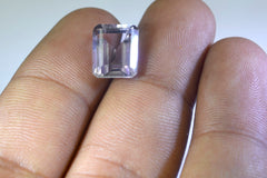Amethyst 1PC Chunky 13x18 MM Emerald Faceted Purple Luster Semi Precious Loose Gems