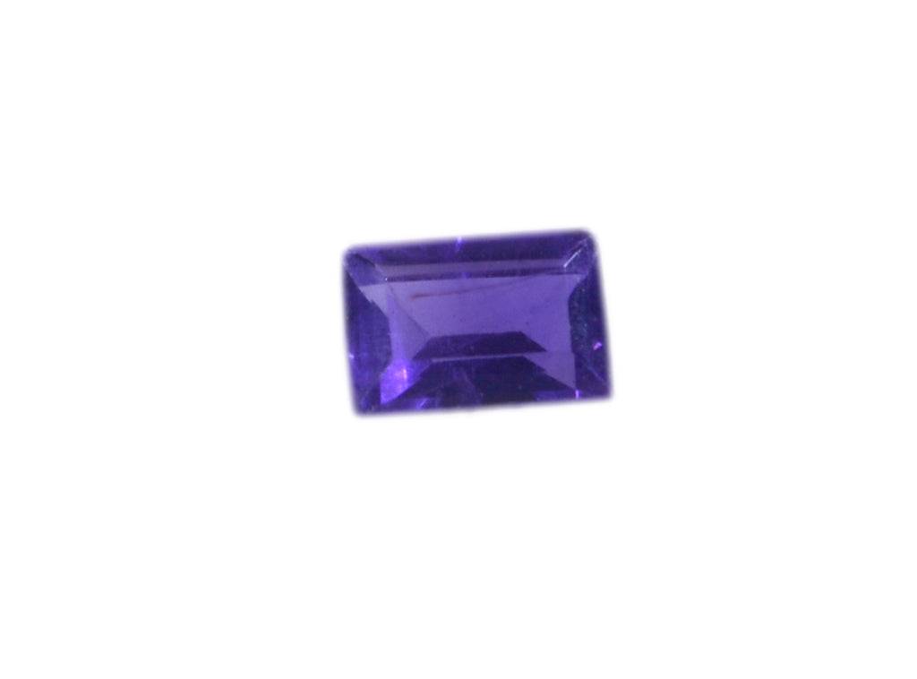 Amethyst 1PC Tiny 4x6 MM Emerald Faceted Purple Shine Semi Precious Loose Gems