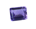 Amethyst 1PC Medium 8x10 MM Emerald Faceted Purple Pure Semi Precious Loose Gemstones