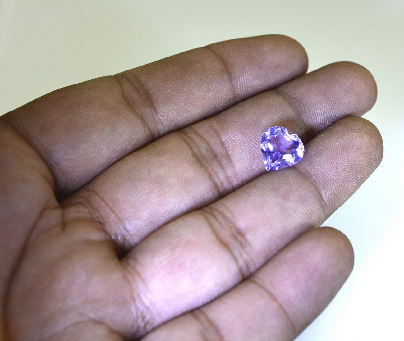 Amethyst 1PC Large 12x12 MM Heart Faceted Purple High Quality Semi Precious Loose Gems