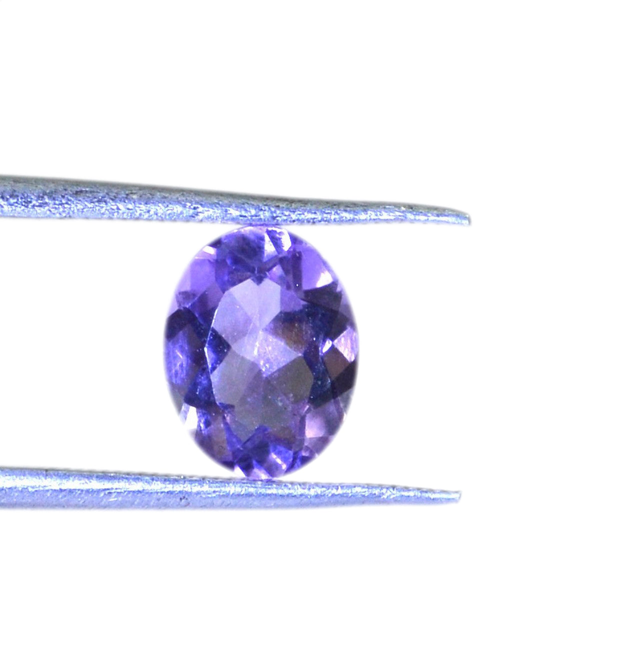 Amethyst 1PC Tiny 3x5 MM Oval Faceted Purple Fiery Semi Precious Gems