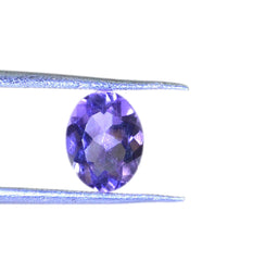 Amethyst 1PC Tiny 3x5 MM Oval Faceted Purple Fiery Semi Precious Gems