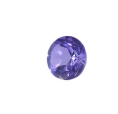Amethyst 1PC Tiny 5x5 MM Round Faceted Purple Sparkling Semi Precious Loose Gemstone