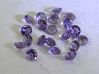 Amethyst 1PC Tiny 6x6 MM Round Faceted Purple Polished Semi Precious Loose Gemstones