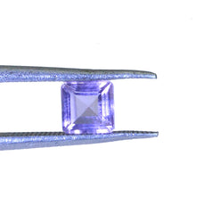 Amethyst 1PC Large 10x10 MM Square Faceted Purple Shine Semi Precious Loose Gemstones