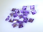 Amethyst 1PC Large 11x11 MM Square Faceted Purple Fine Semi Precious Gems