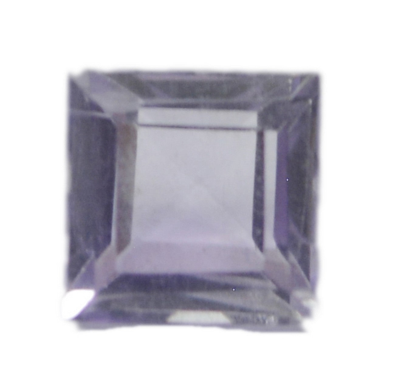 Amethyst 1PC Tiny 5x5 MM Square Faceted Purple Sparkling Semi Precious Loose Gemstone