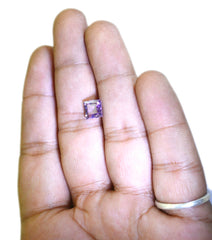 Amethyst 1PC Small 7x7 MM Square Faceted Purple Splendid Semi Precious Gems