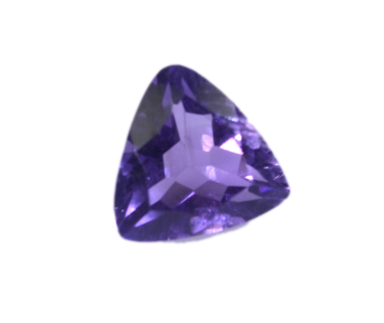 Amethyst 1PC Large 11x11 MM Triangle Faceted Purple Fine Semi Precious Gems