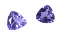 Amethyst 1PC Large 12x12 MM Triangle Faceted Purple High Quality Semi Precious Loose Gems