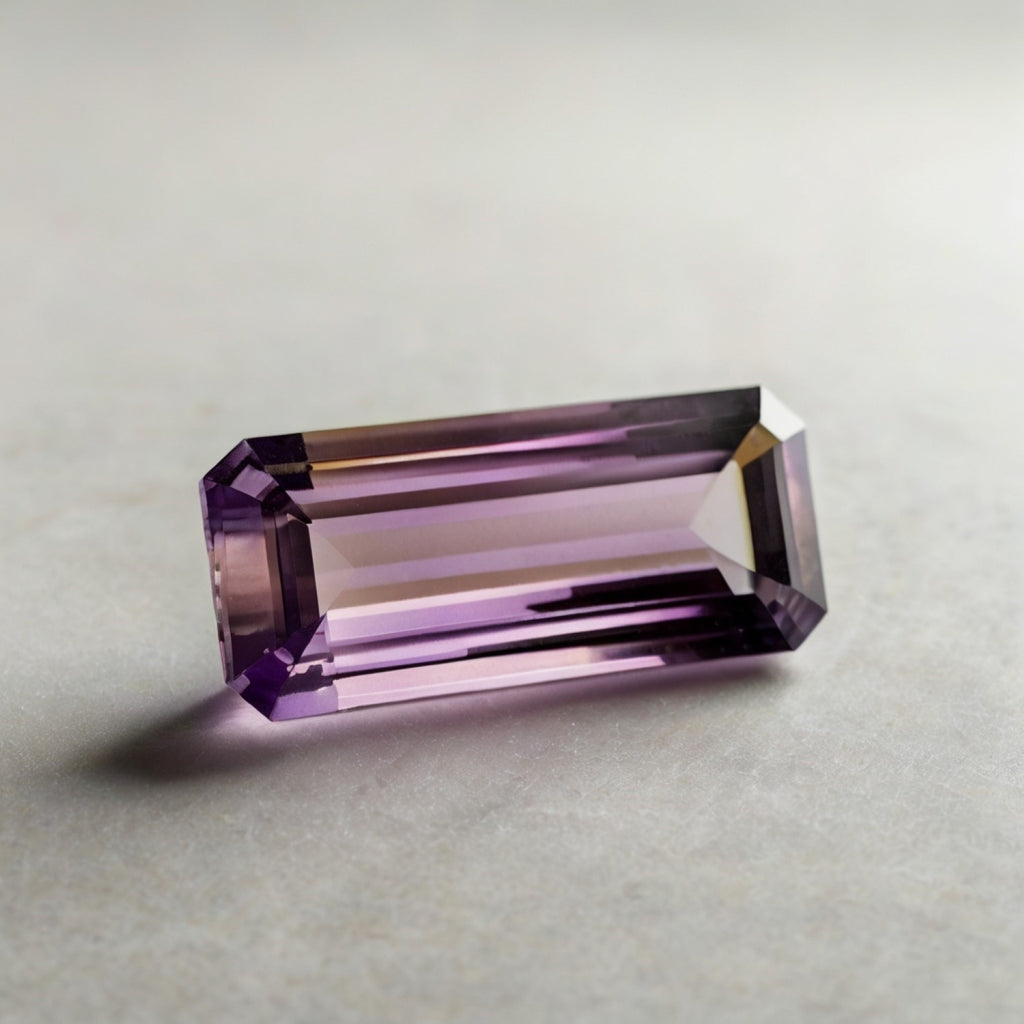 Ametrine 10PC Tiny 2.5x5 MM Baguette Faceted Multicolor Natural Semi Precious Loose Gemstone