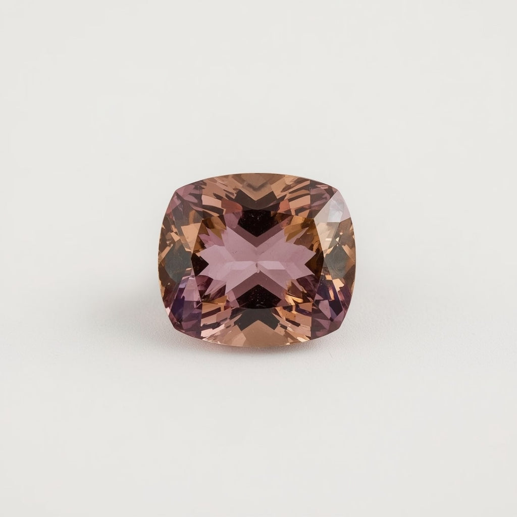 Ametrine 10PC Tiny 4x4 MM Cushion Faceted Multicolor Brilliant Semi Precious Loose Gemstones
