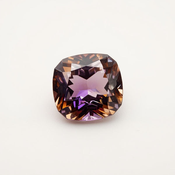Ametrin 1PC Klein 8x8 MM Kissen Facettiert Multicolor Lüster Halbedelsteine Lose Edelsteine