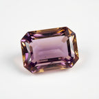 Ametrine 1PC Chunky 12x16 MM Emerald Faceted Multicolor Luster Semi Precious Loose Gemstones