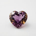 Ametrine 1PC Large 12x12 MM Heart Faceted Multicolor High-Quality Semi Precious Loose Gemstones