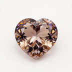 Ametrine 1PC Chunky 13x13 MM Heart Faceted Multicolor Natural Semi Precious Gems
