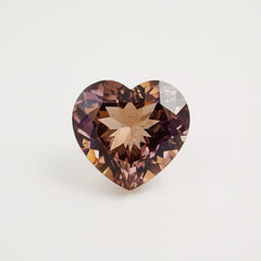 Ametrine 10PC Tiny 4x4 MM Heart Faceted Multicolor Brilliant Semi Precious Loose Gemstones