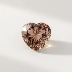 Ametrine 1PC Tiny 5x5 MM Heart Faceted Multicolor Sparkling Semi Precious Gems