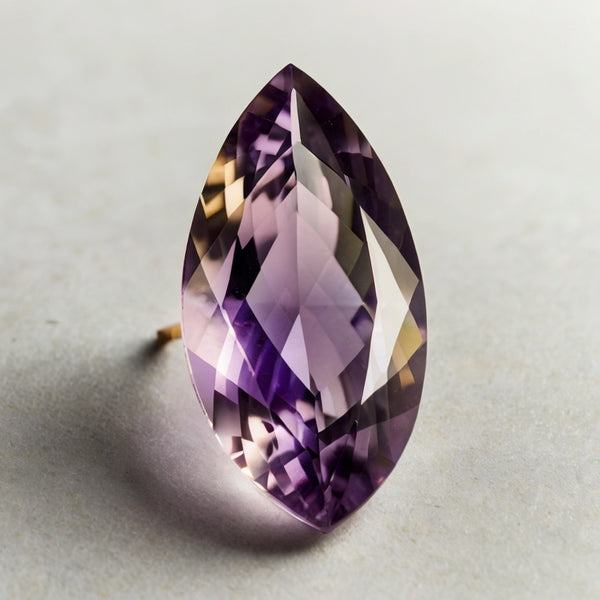 Ametrine 1PC Chunky 10x20 MM Marquise Faceted Multicolor Genuine Semi Precious Loose Gemstones