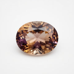 Ametrine 1PC Chunky 12x16 MM Oval Faceted Multicolor Pure Semi Precious Loose Gemstones