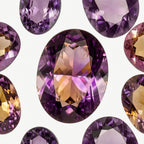 Ametrine 1PC Large 9x11 MM Oval Faceted Multicolor High-Quality Semi Precious Loose Gemstones