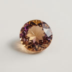 Ametrine 10PC Tiny 3x3 MM Round Faceted Multicolor Fiery Semi Precious Loose Gemstone