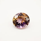 Ametrine 10PC Tiny 4x4 MM Round Faceted Multicolor Brilliant Semi Precious Loose Gemstones
