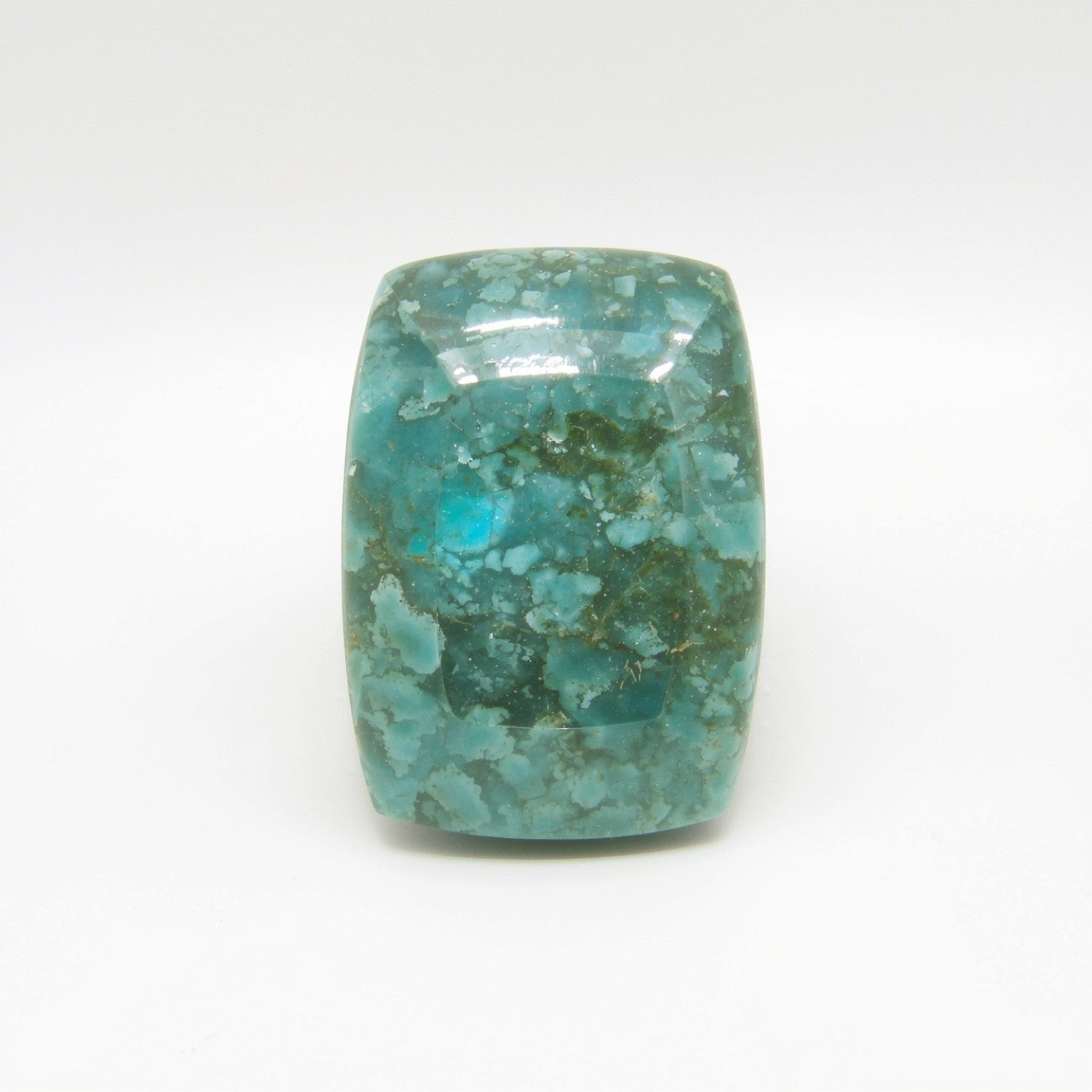 Amazonite 1PC Small 7x9 MM Emerald Cabochon Green Brilliant semi Precious Precious Gemstone Immagine secondaria del prodotto