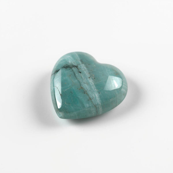 Amazonite 1PC Tiny 6x6 MM Heart Cabochon Green Lustrous semi Precious Loose Gemstone