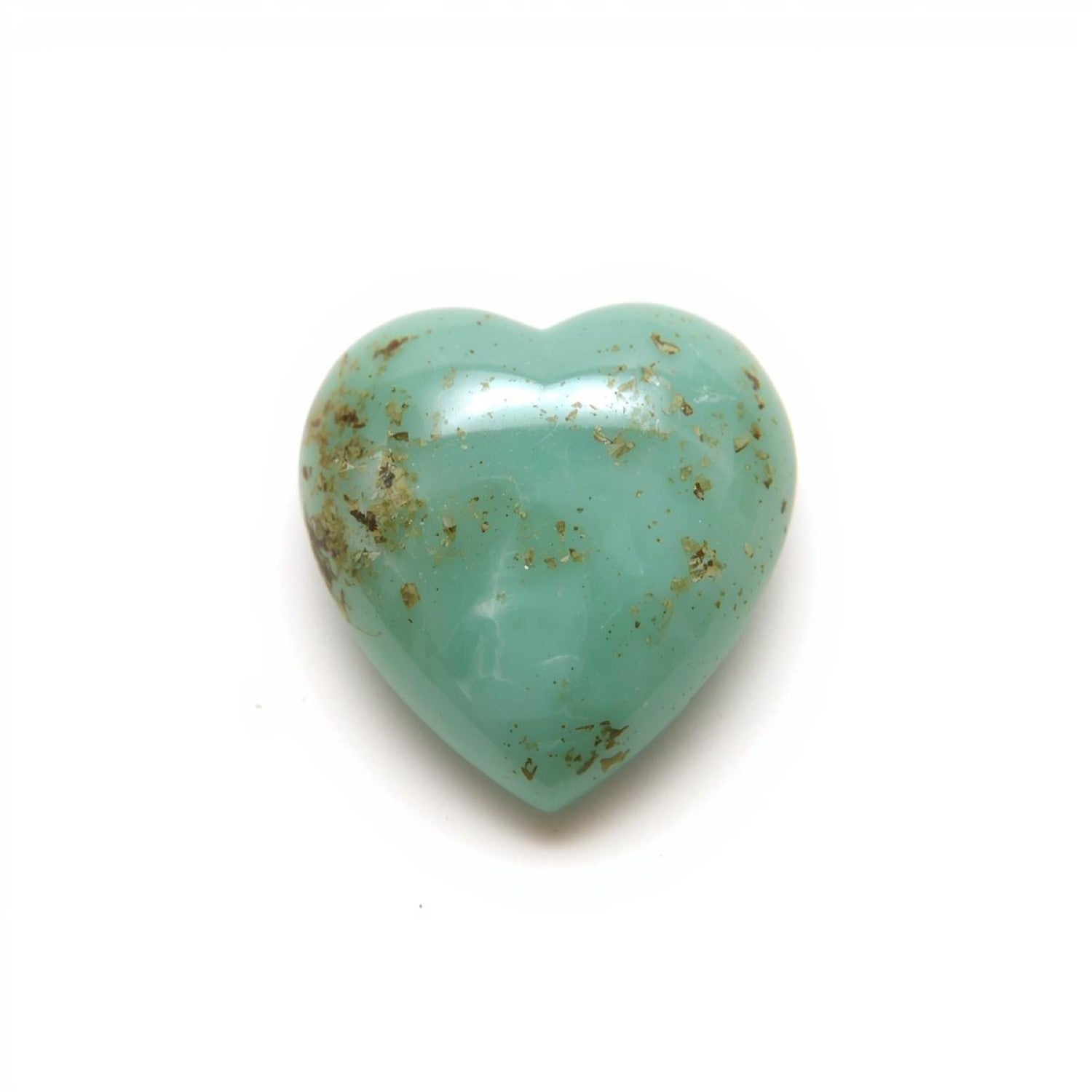 Amazonite 1PC Small 8x8 MM Heart Cabochon Green Fine semi Precious Semi Precious Gemstone Immagine principale del prodotto