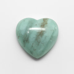 Amazonite 1PC Medium 9x9 MM Heart Cabochon Green High-Quality semi Precious Precious Gemstone