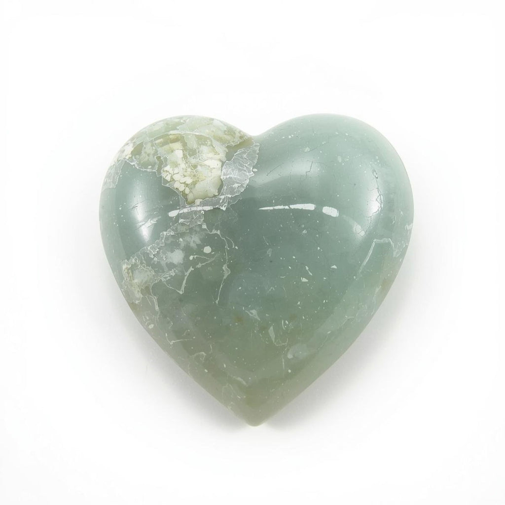Amazonite 1PC Medium 9x9 MM Heart Cabochon Green High-Quality semi Precious Precious Gemstone