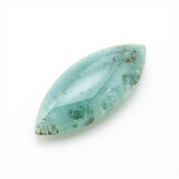 Amazonite 1PC Small 5x10 MM Marquise  Cabochon Green Sparkling semi Precious Gems
