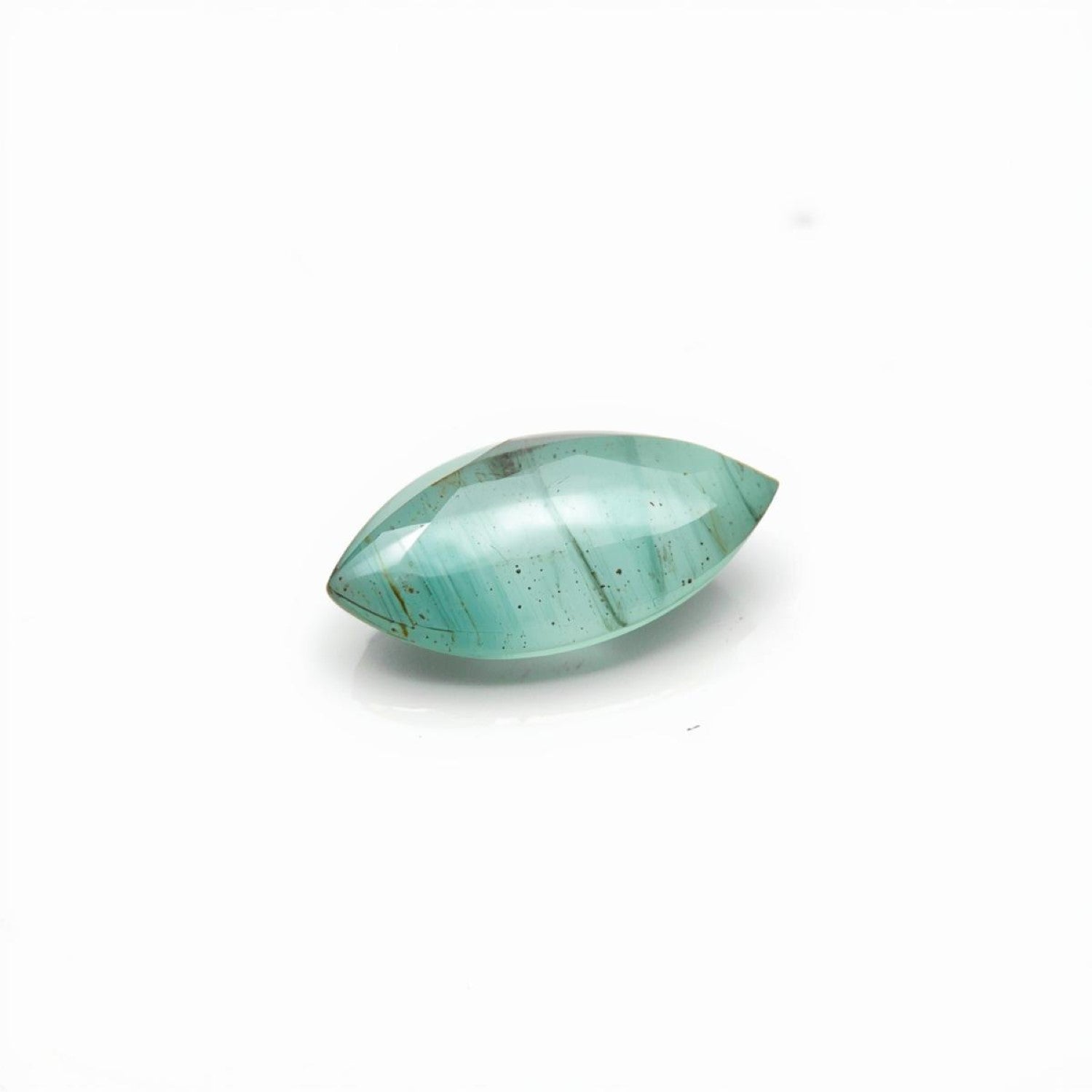 Amazonite 1PC Small 6x12 MM Marquise  Cabochon Green Polished semi Precious Loose Gems Secundaire afbeelding