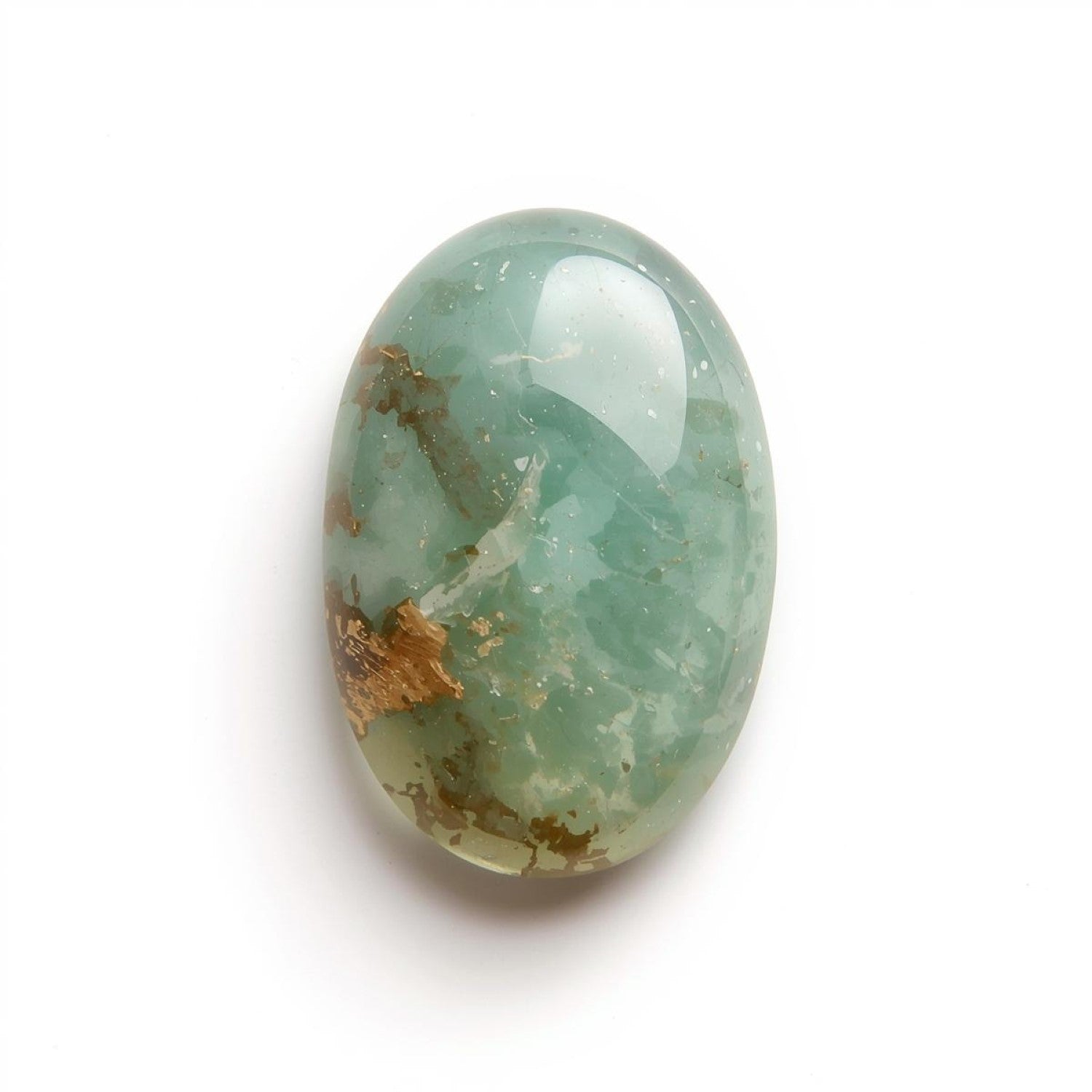 Amazonite 1PC Tiny 5x7 MM Oval Cabochon Green Genuine semi Precious Loose Gemstones