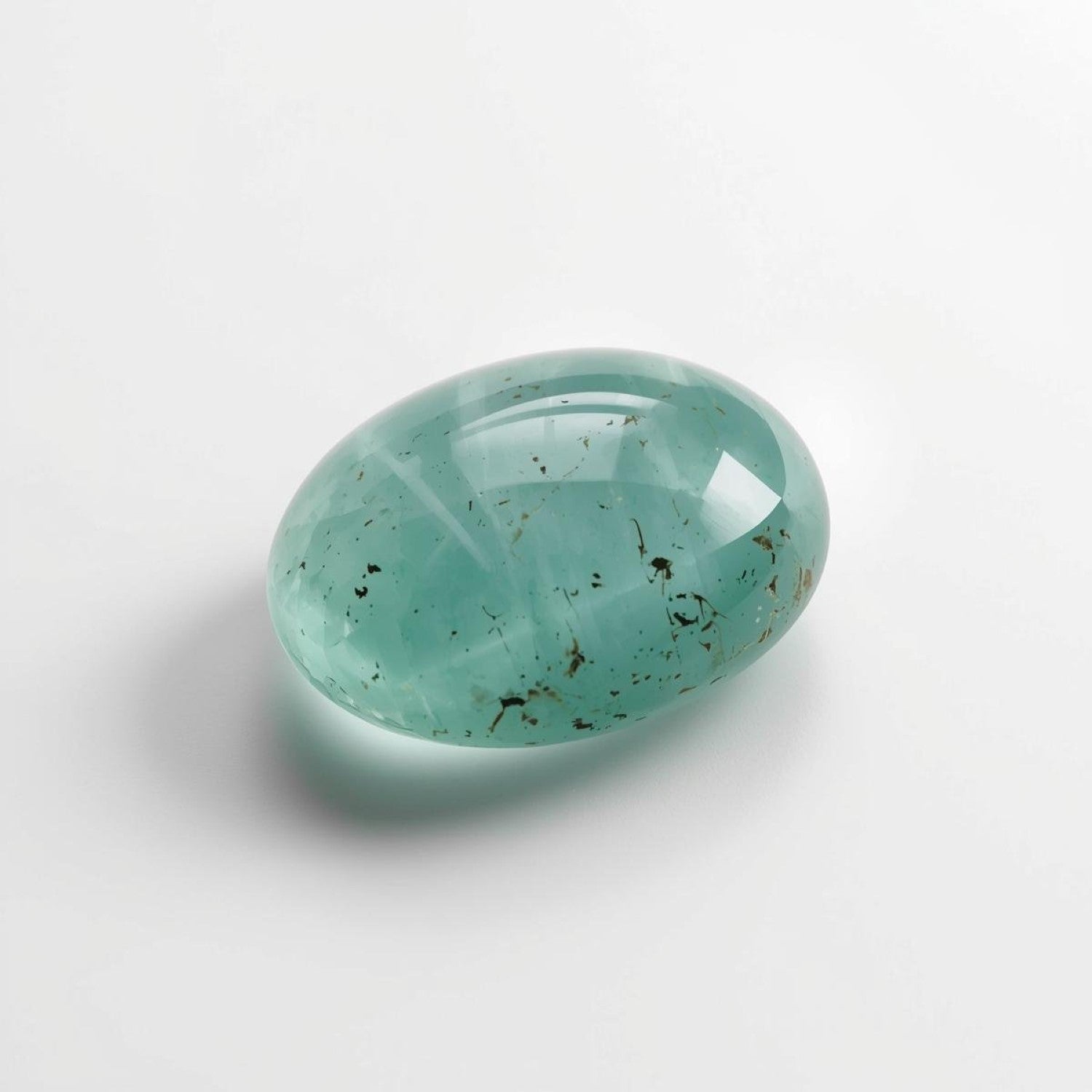 Amazonite 1PC Medium 8x10 MM Oval Cabochon Green Sparkling semi Precious Loose Gemstone