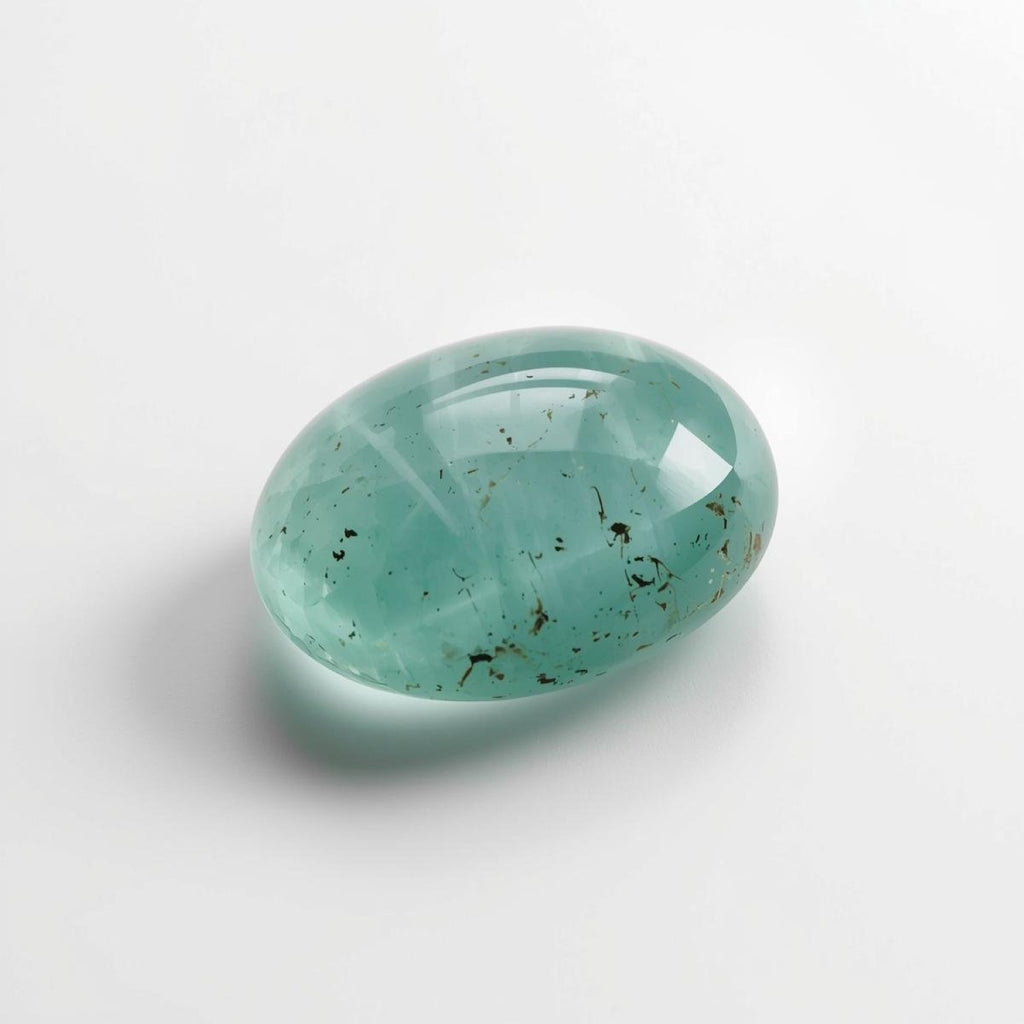 Amazonite 1PC Medium 8x10 MM Oval Cabochon Green Sparkling semi Precious Loose Gemstone