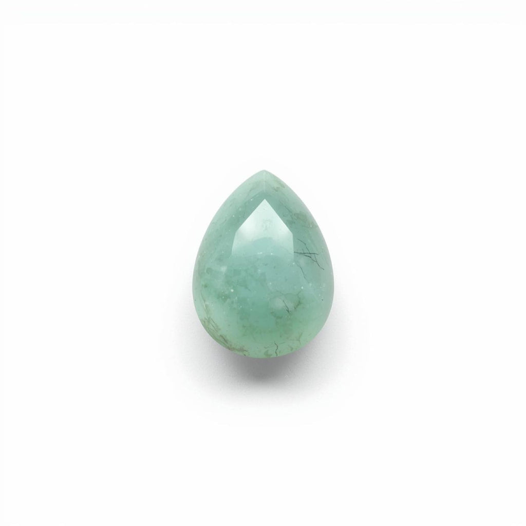 Amazonite 10PC Tiny 3x5 MM Pear Cabochon Green Luster semi Precious Loose Gems