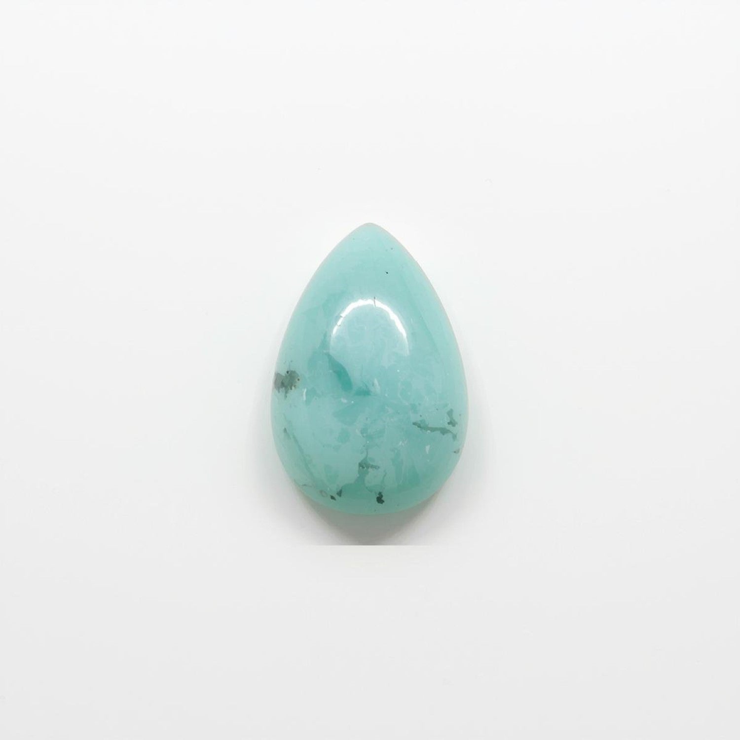 Amazonite 1PC Medium 7x10 MM Pear Cabochon Green Genuine semi Precious Loose Gems Hoofdafbeelding