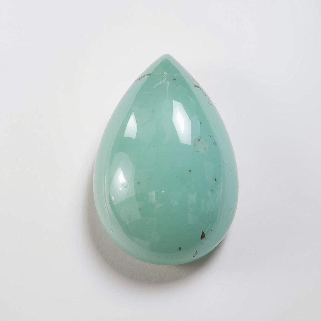 Amazonite 1PC Large 9x11 MM Pear Cabochon Green Pure semi Precious Loose Gemstones