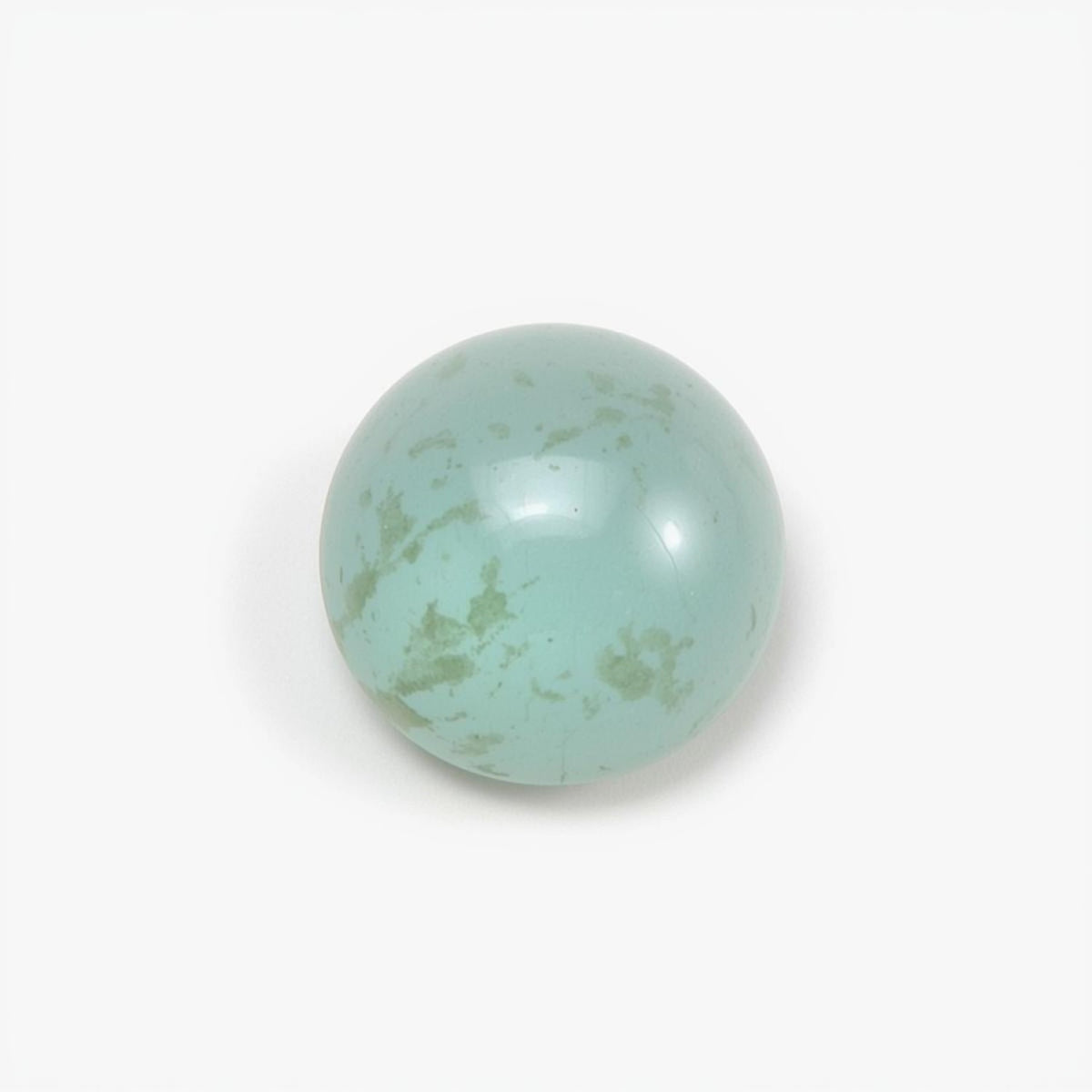 Amazonite 1PC Tiny 6x6 MM Round Cabochon Green Polished semi Precious Loose Gemstones