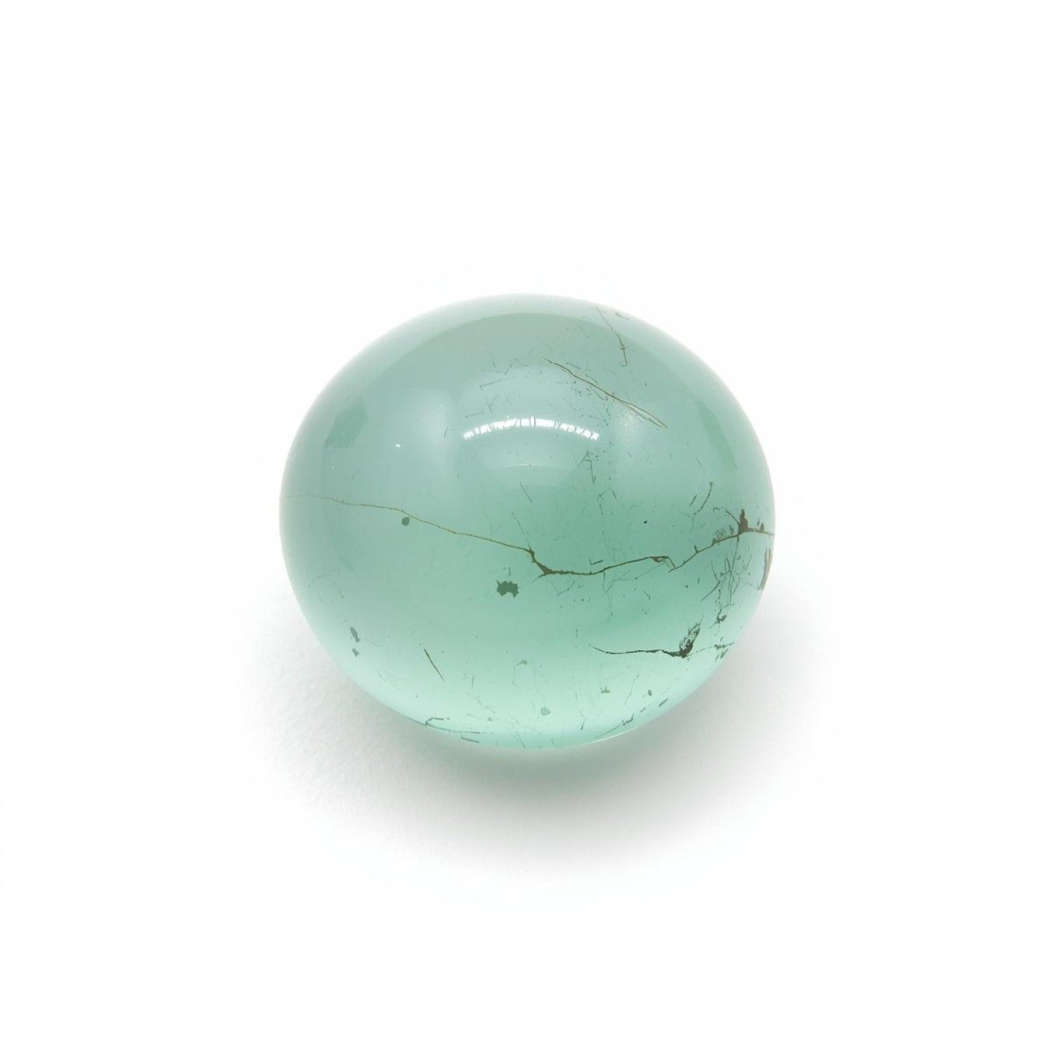 Amazonite 1PC Tiny 6x6 MM Round Cabochon Green Polished semi Precious Loose Gemstones Immagine secondaria del prodotto