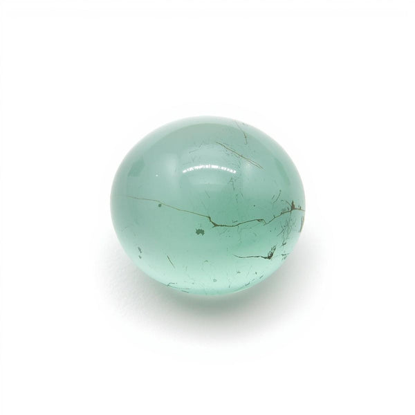 Amazonite 1PC Tiny 6x6 MM Round Cabochon Green Polished semi Precious Loose Gemstones