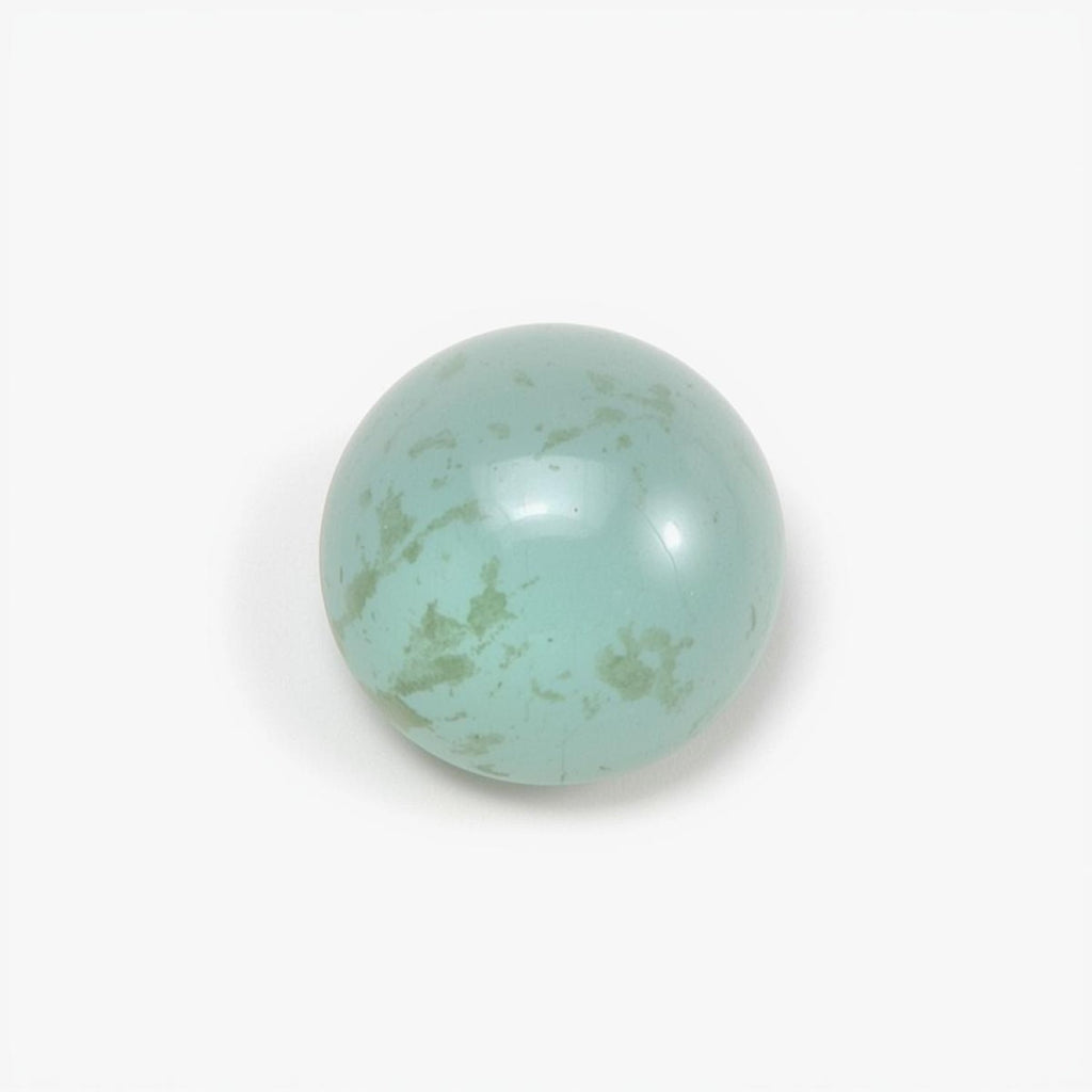 Amazonite 1PC Small 8x8 MM Round Cabochon Green Luster semi Precious Precious Gemstone